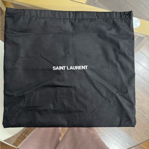 SAINT LAURENT ENVELOPE MEDIUM IN QUILTED GRAIN DE POUDRE EMBOSSED LEATHER - Picture 7 of 7